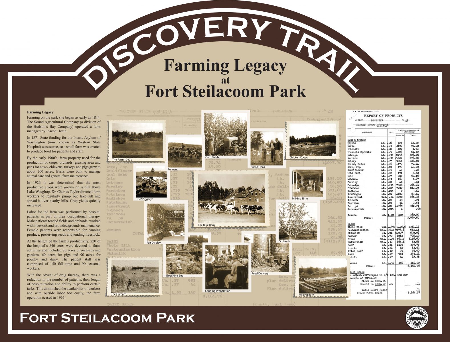 Fort Steilacoom Park City of Lakewood