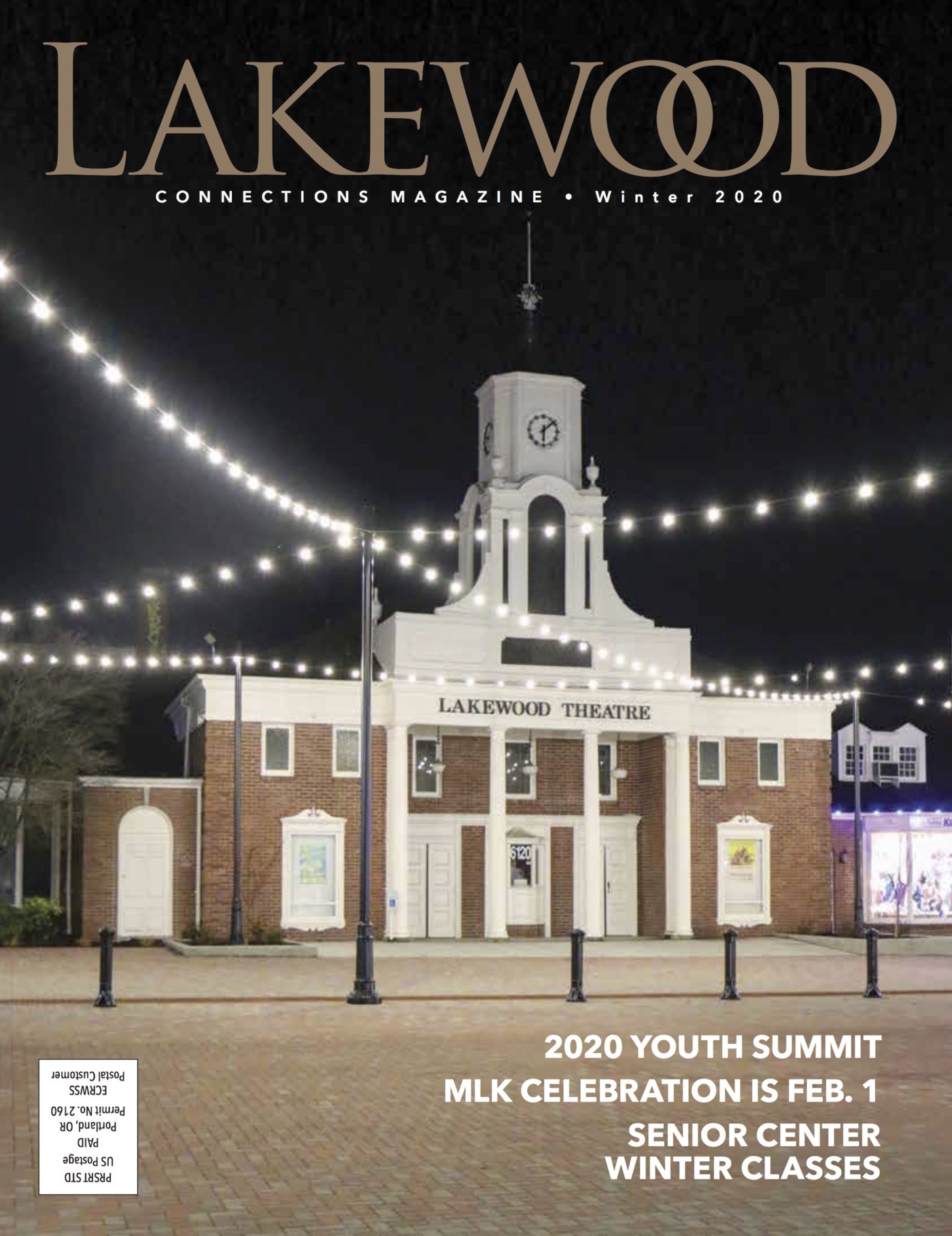 Ảnh bìa của Tạp chí Lakewood Connections cho mùa đông 2020