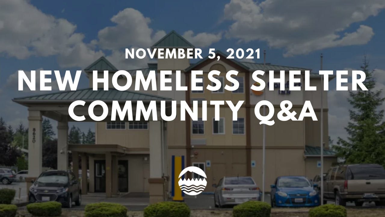 Community Q&A about New Homeless Shelter to Occur Nov. 22 - City of Lakewood