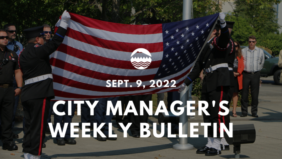 City Manager's bulletin Sept. 9, 2022
