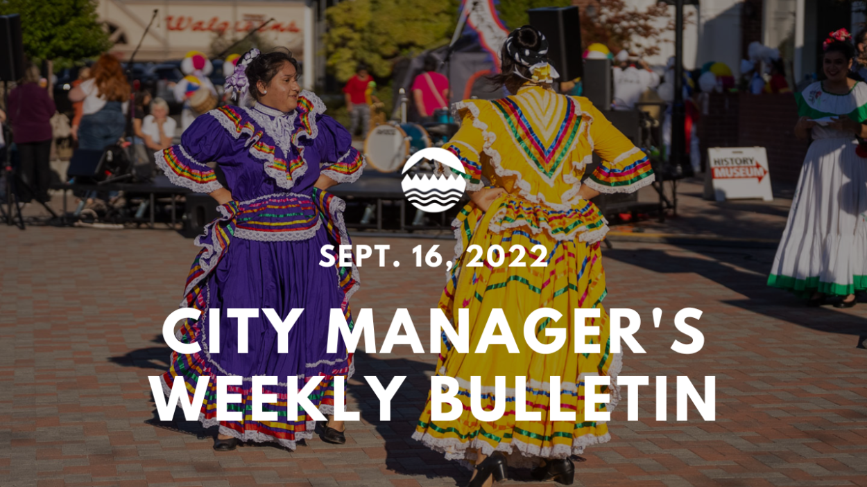 City Manager's Bulletin Sept. 16, 2022