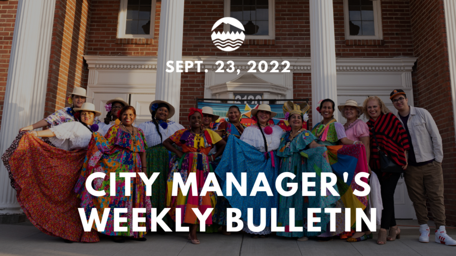 City Manager's Weekly Bulletin Sept. 23, 2022