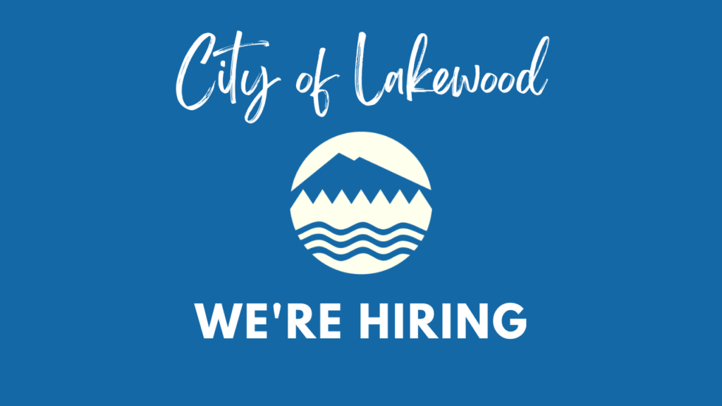 City of Lakewood We're hiring