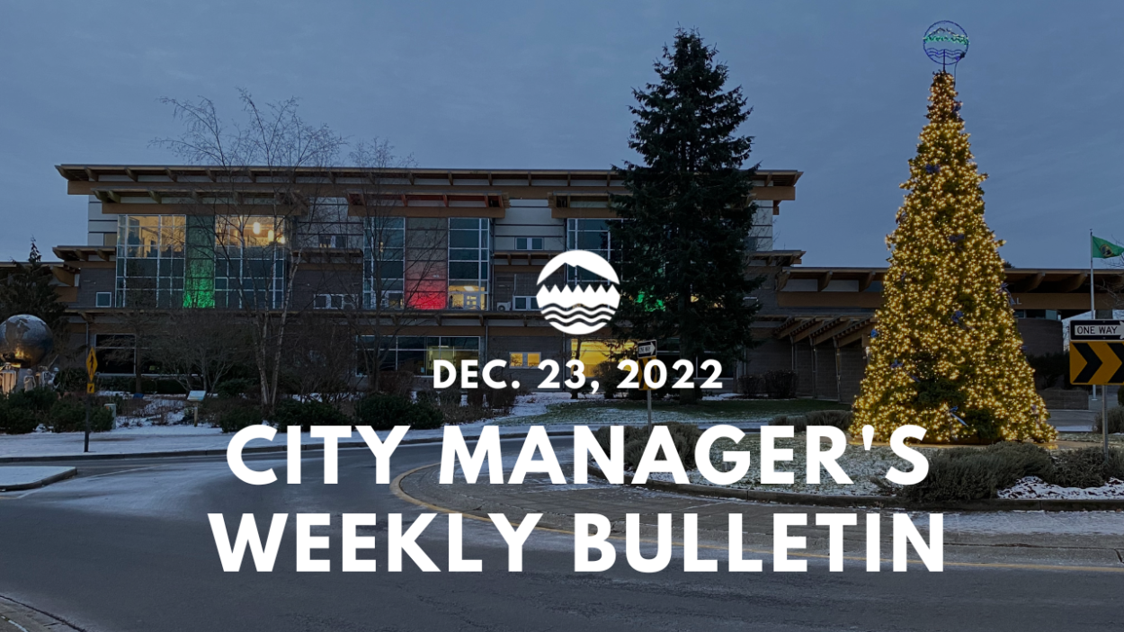 Dec. 23, 2022 City Manager's Weekly Bulletin