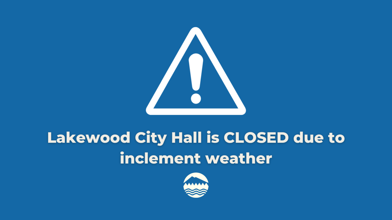Lakewood City Hall closed for inclement weather