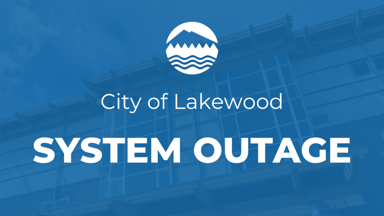City of Lakewood system outage image