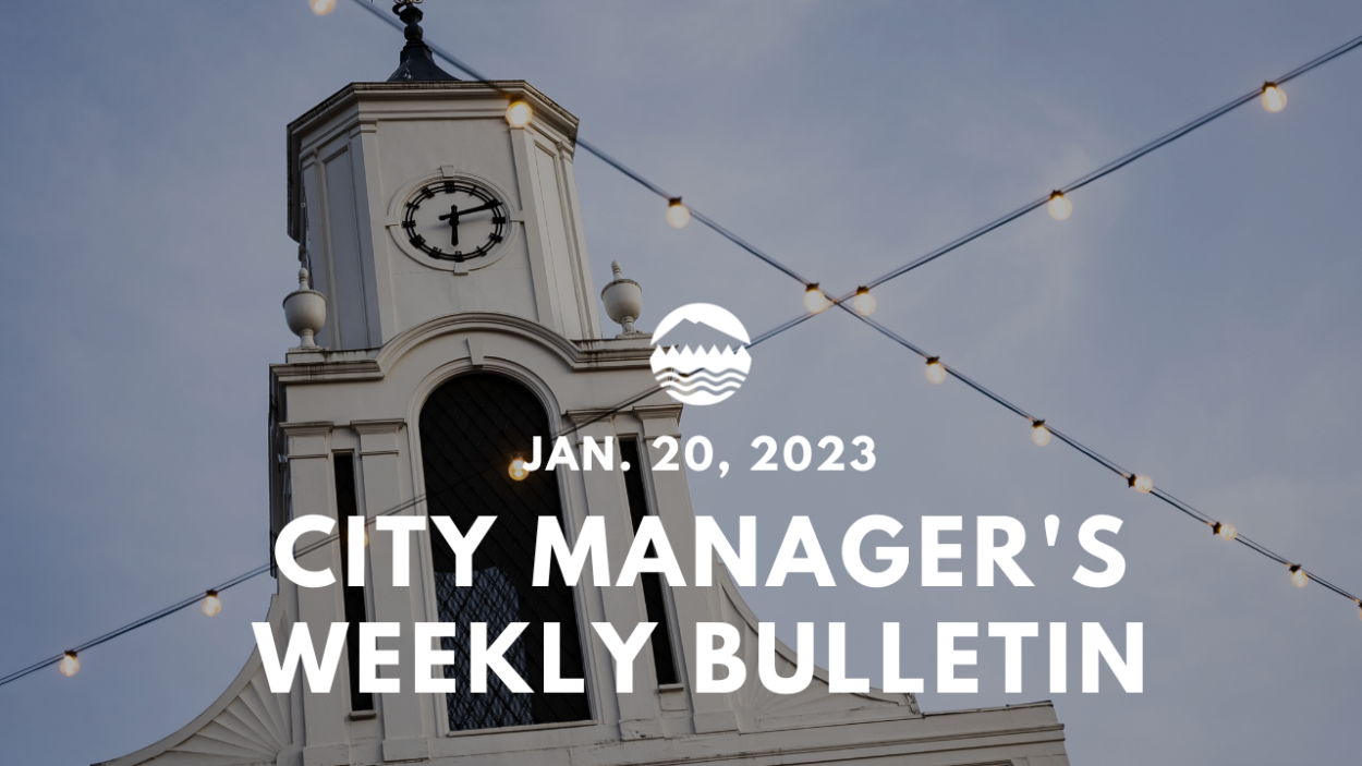 City Manager's Weekly Bulletin Jan. 20, 2023