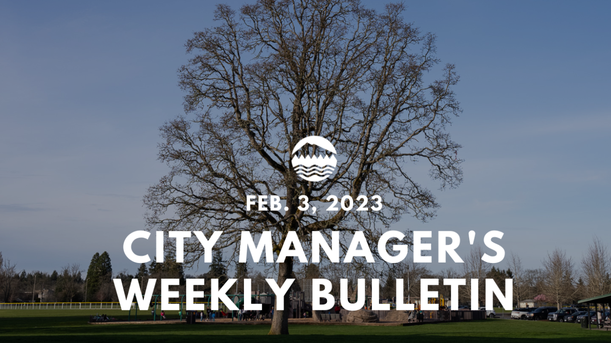 City Manager's Weekly Bulletin Feb. 3, 2023