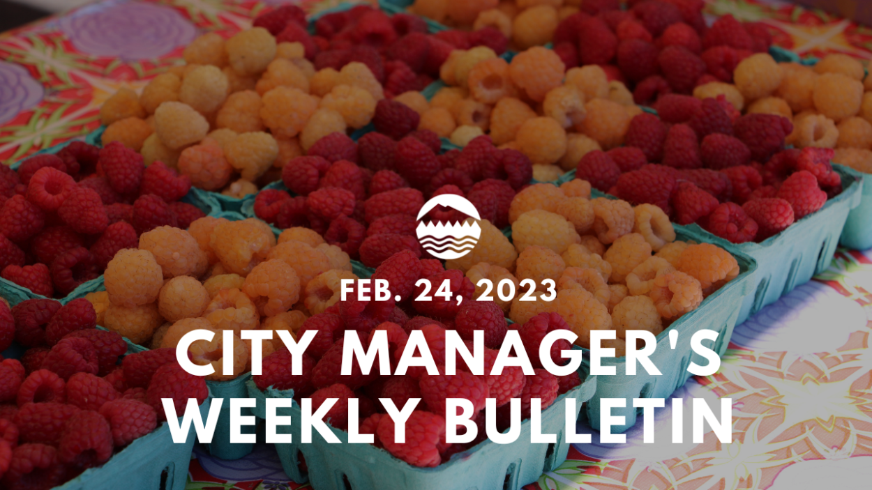 City Manager's weekly bulletin Feb. 24, 2023