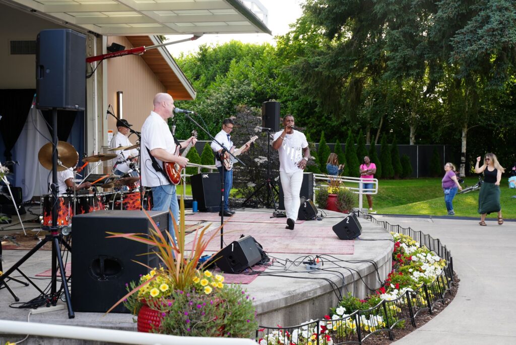 Chapter 5 performs at the June 27, 2023 Summer Nights at the Pavilion summer concert series.