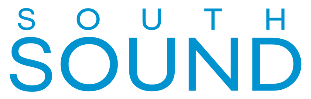 South Sound Magazine logo in blue font