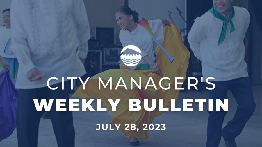 City Manager's weekly bulletin July 28, 2023