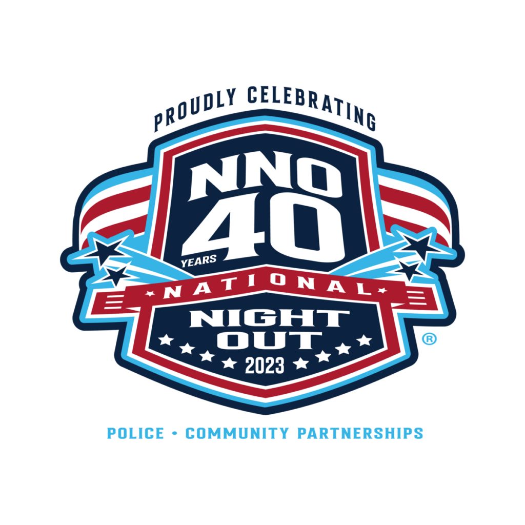 National Night Out 2023 40 years logo