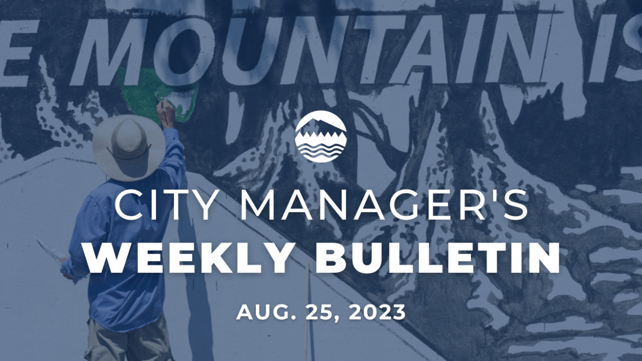 City Manager's Weekly Bulletin, Aug. 25. 2023