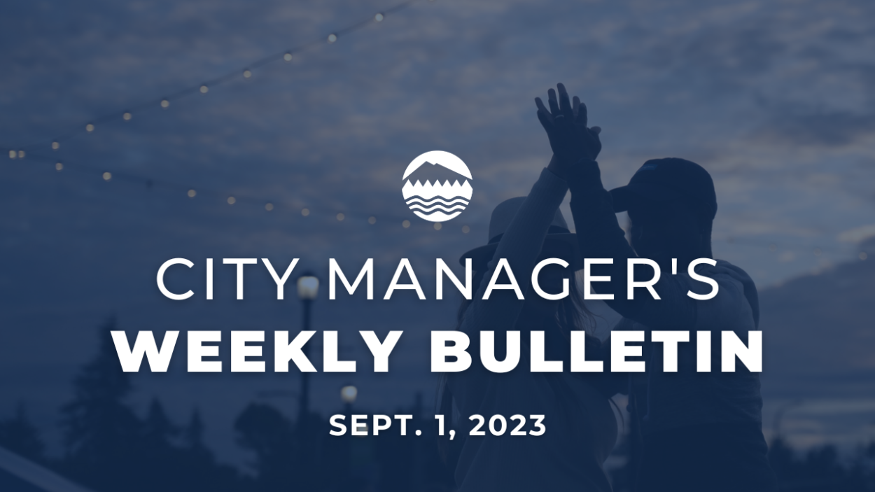 City Managers Weekly Bulletin Sept. 1, 2023