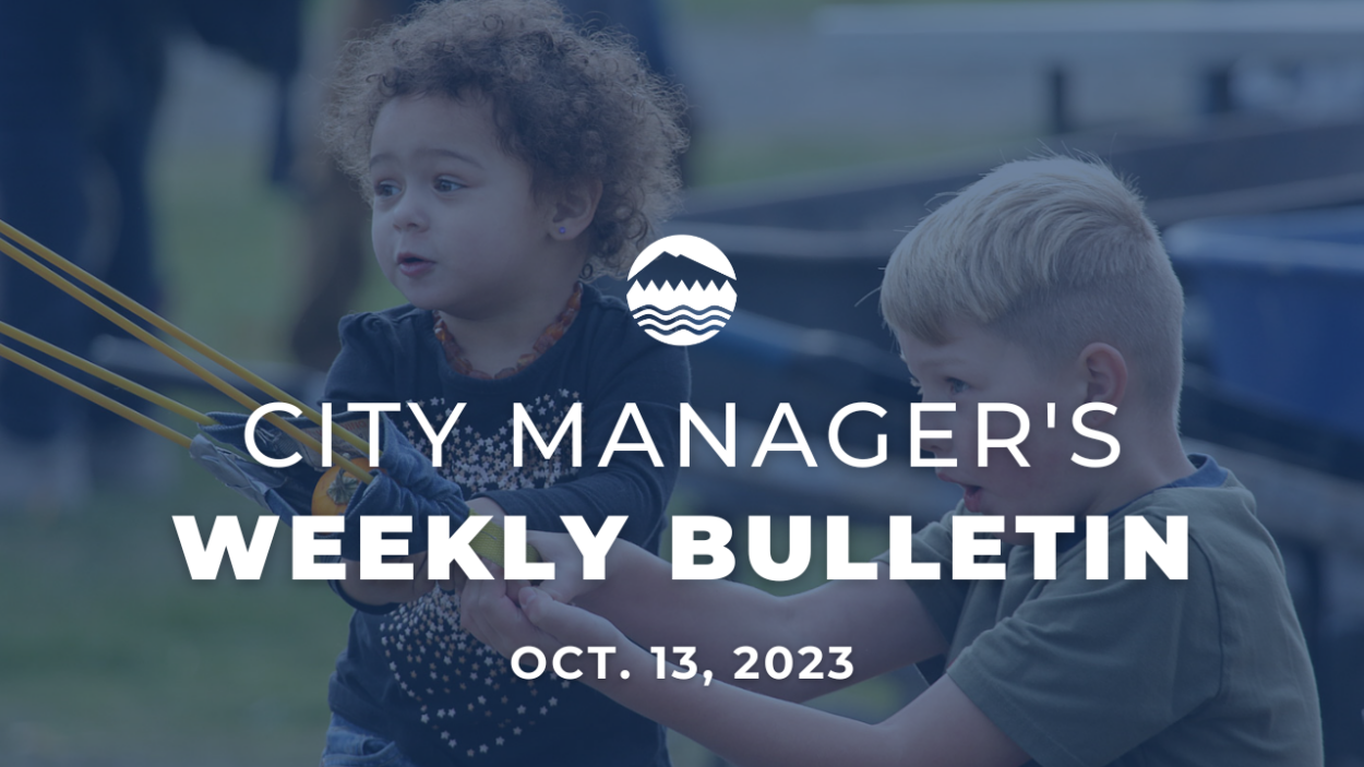 City Manager's Weekly Bulletin Oct. 13, 2023