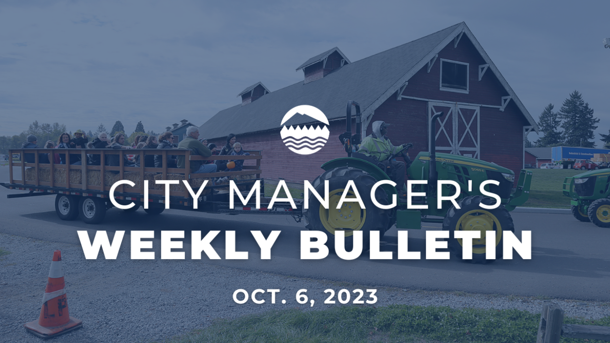 City Manager's Weekly Bulletin Oct. 6, 2023