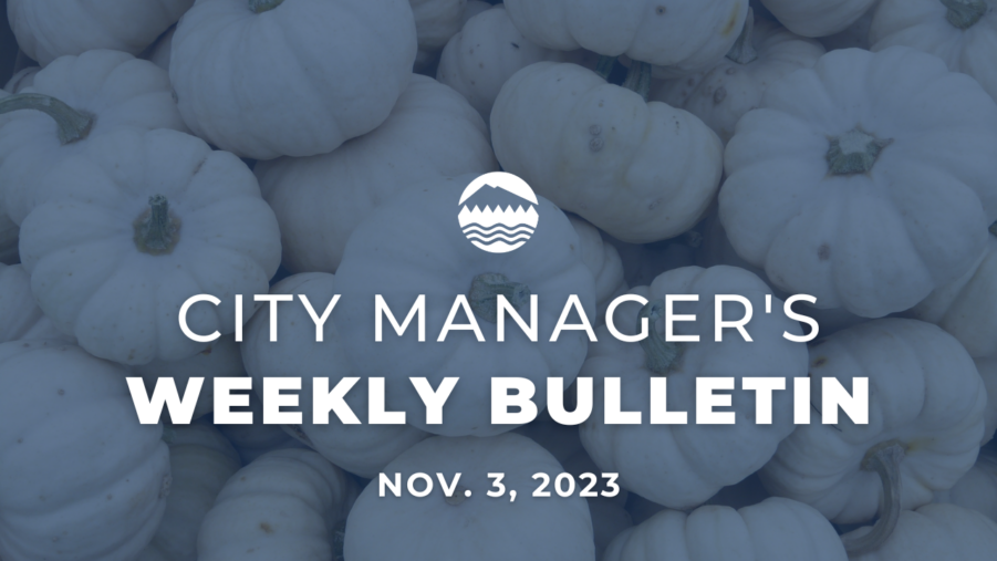 City Manager's Weekly Bulletin Nov. 3, 2023