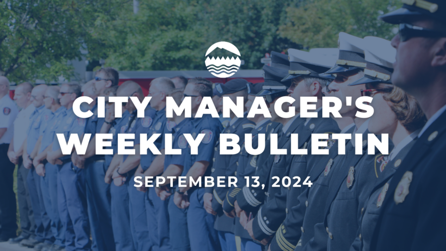 City Manager's Weekly Bulletin 9/13