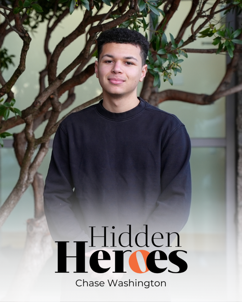 Lakes High School senior Chase Washington is a 2025 Hidden Hero.