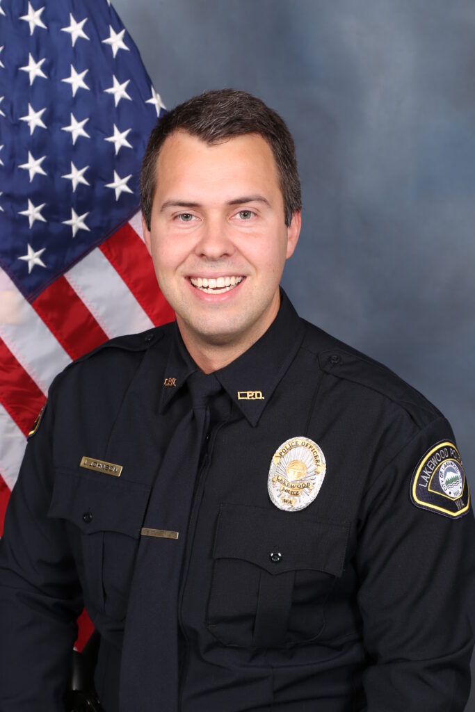 Professional headshot of Lakewood Police Officer Jack Johnson