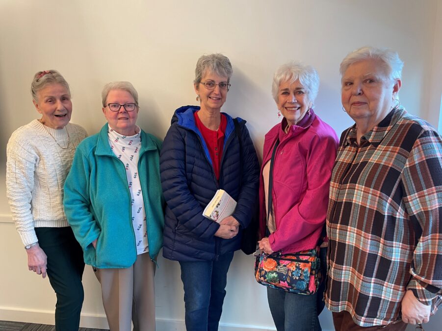Senior ladies from Senior Center Book Club