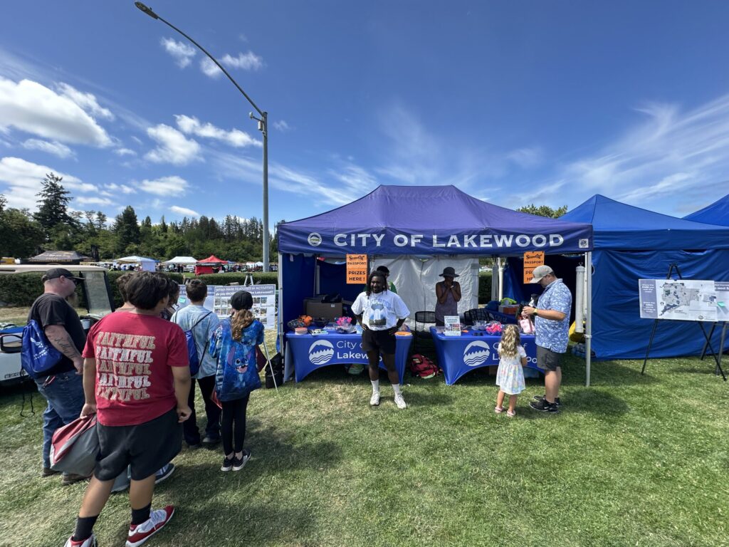 SummerFEST, City Booth with Legacy Plan materials